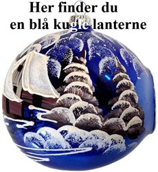 BLÅ JULEKUGLER